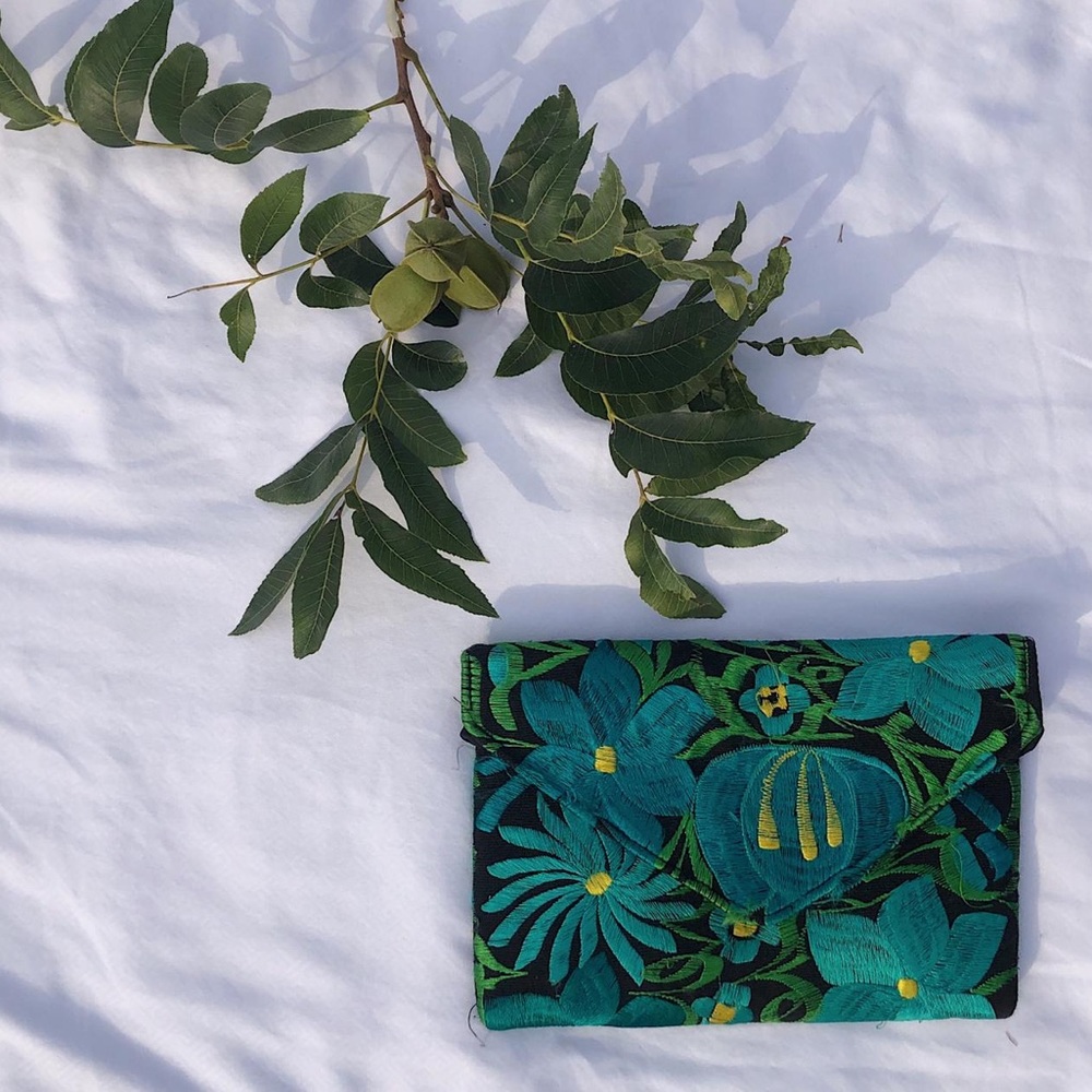 Handmade Mexican clutch bag